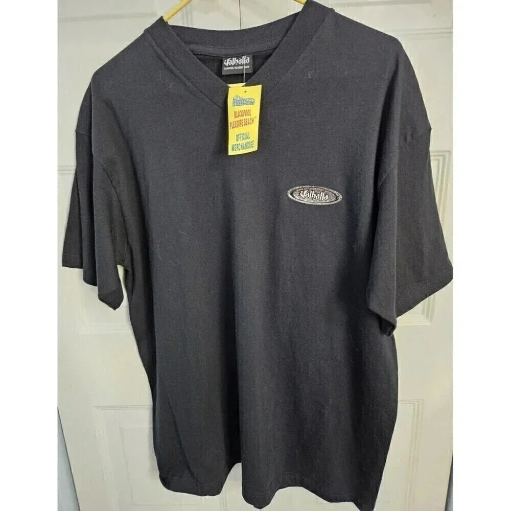 Valhalla Blackpool One Size T-shirt Early 2000s Gothic Punk Alternative Edgy NWT